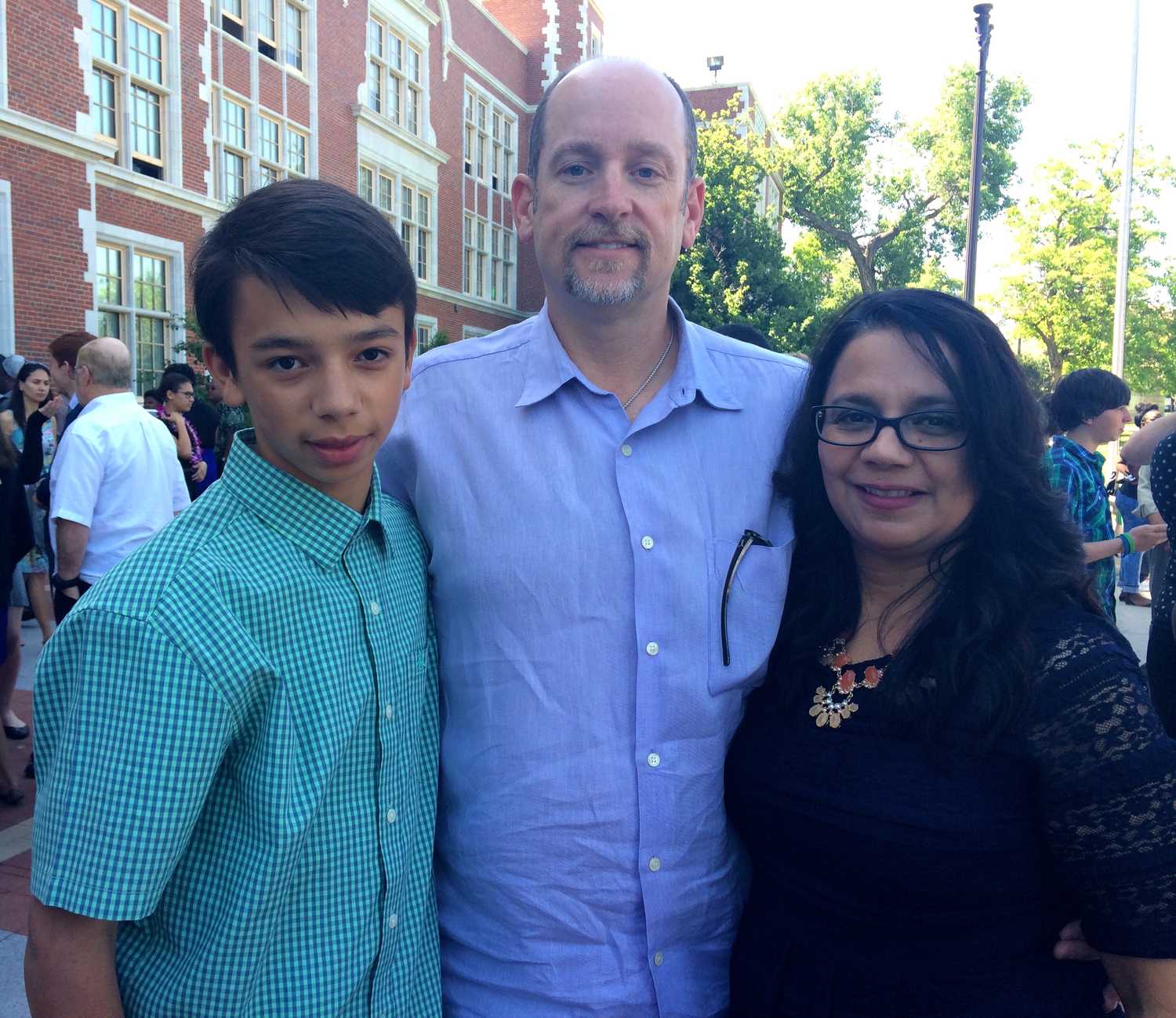 HIP Web Melanie Herrera Bortz and her husband Matthew with the son